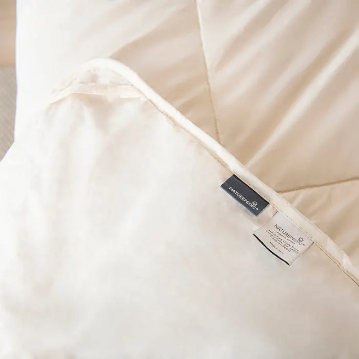 Naturädtische Bio-Baumwolle & Alpaka Wolle Bettdecke / Duvet Insert