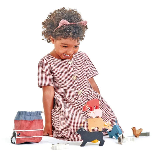 Tender Leaf Toys-Stacking Farmyard