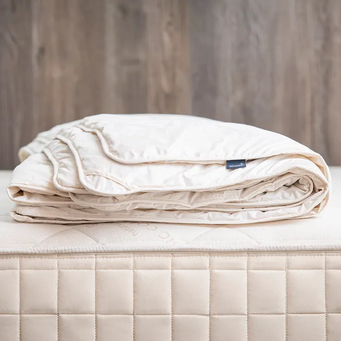 Naturädtische Bio-Baumwolle & Alpaka Wolle Bettdecke / Duvet Insert