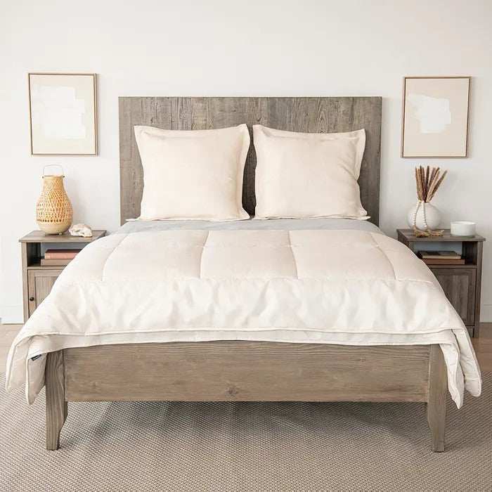 Naturädtische Bio-Baumwolle & Alpaka Wolle Bettdecke / Duvet Insert