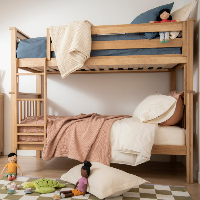 Naturpädisches Savona FSC®-zertifiziertes Eichenkinder-Etagenbett