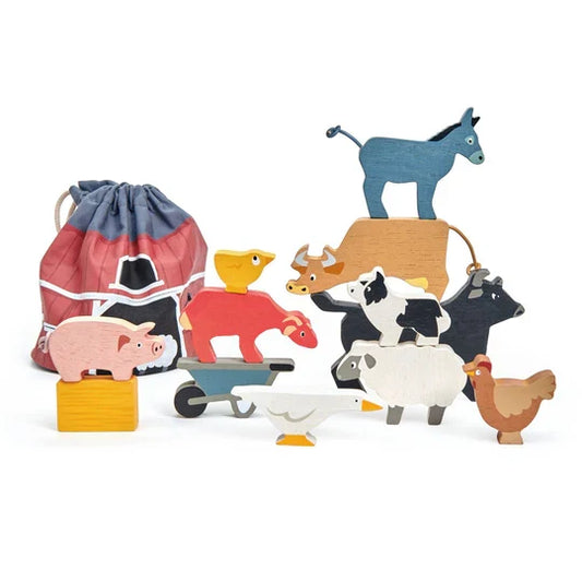 Tender Leaf Toys-Stacking Farmyard