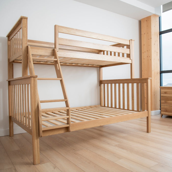 Naturpädisches Savona FSC®-zertifiziertes Eichenkinder-Etagenbett