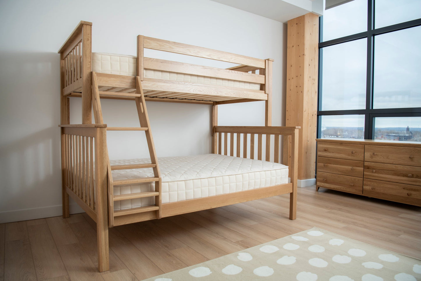 Naturpädisches Savona FSC®-zertifiziertes Eichenkinder-Etagenbett